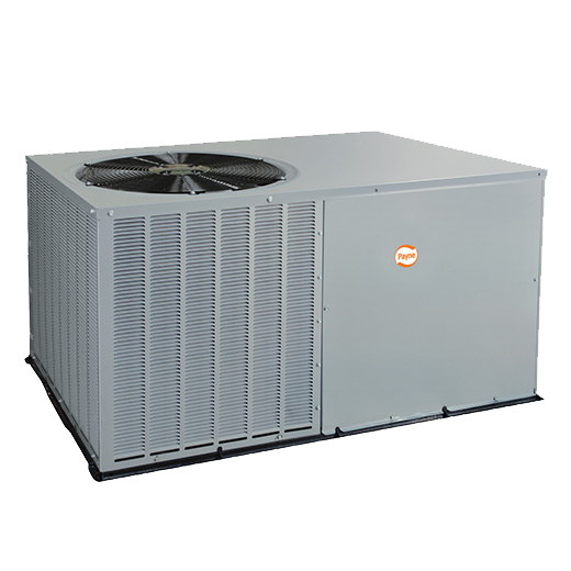 Payne PH4Z Packaged Narrow-Lot Heat Pump 14 installed by Climate Change Heating & Cooling in Clio MI