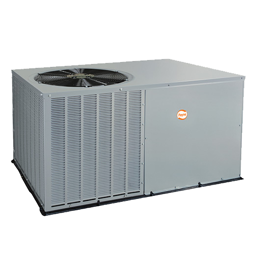 Payne PH5Z Packaged Narrow-Lot Heat Pump installed by Climate Change Heating & Cooling in Clio MI
